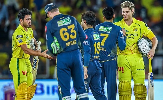 Chennai Super Kings vs Gujarat Titans Timeline